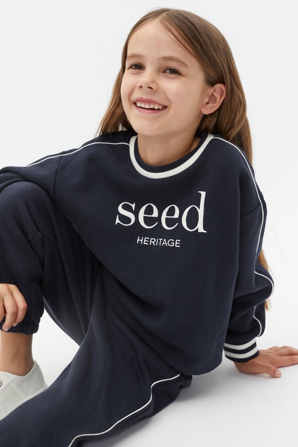 Core Logo Sweat  Midnight Blue  hi-res