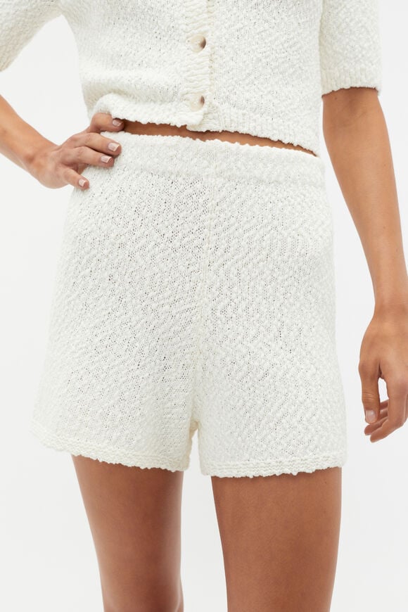Boucle Knit Short  Cloud Cream  hi-res