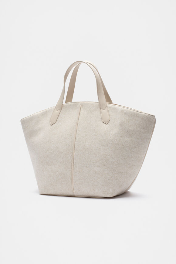 Felt Large Carry All Tote  Oat  hi-res