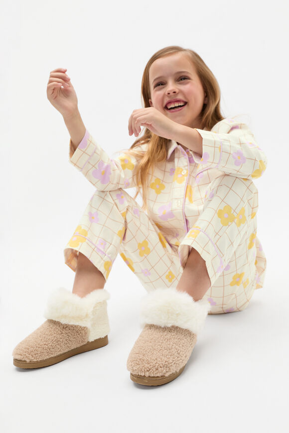 Floral Check Pyjama  Classic Cream  hi-res