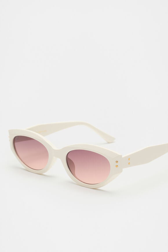 Lida Cat Eye Sunglasses  Cream  hi-res