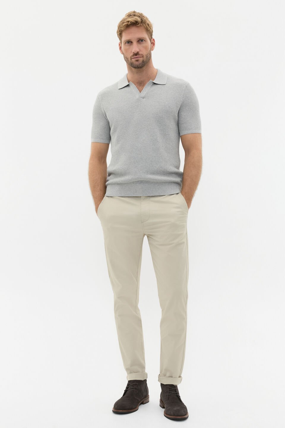 Classic Trophy Polo  Silver Marle