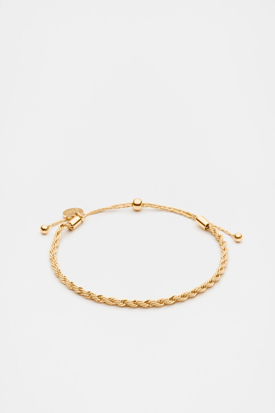 Fine Rope Bracelet  Gold