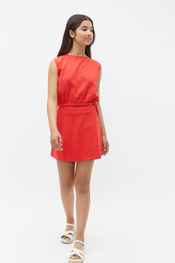 Sleeveless Top  Strawberry Red  hi-res