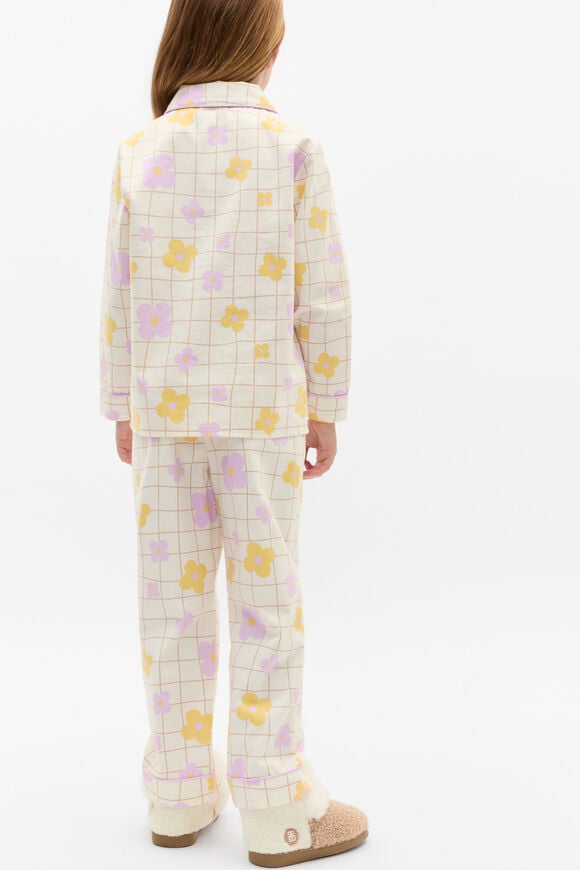 Floral Check Pyjama  Classic Cream  hi-res