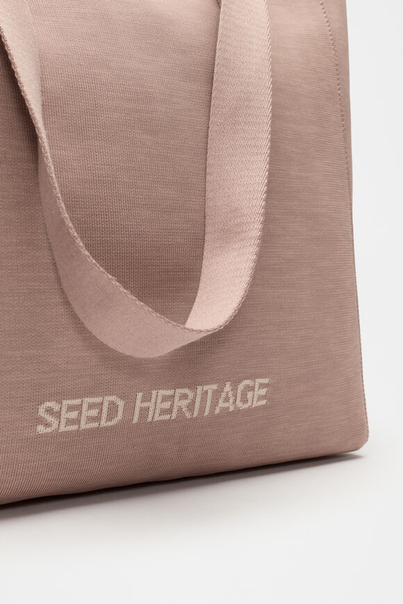 Knit Logo Tote  Amaretto  hi-res