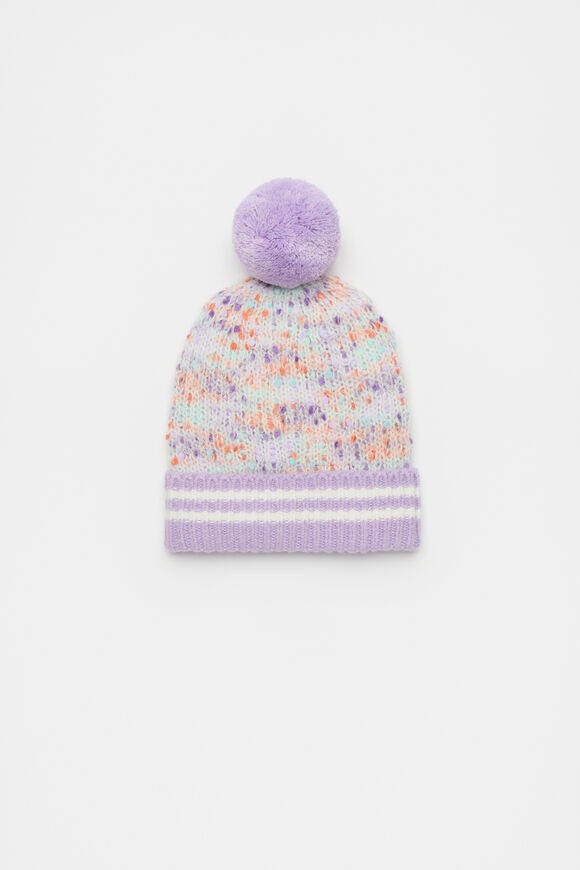 Rainbow Knit Beanie  Multi  hi-res