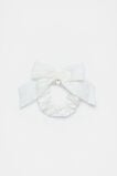 Broderie Charm Bow Scrunchies  Canvas  hi-res