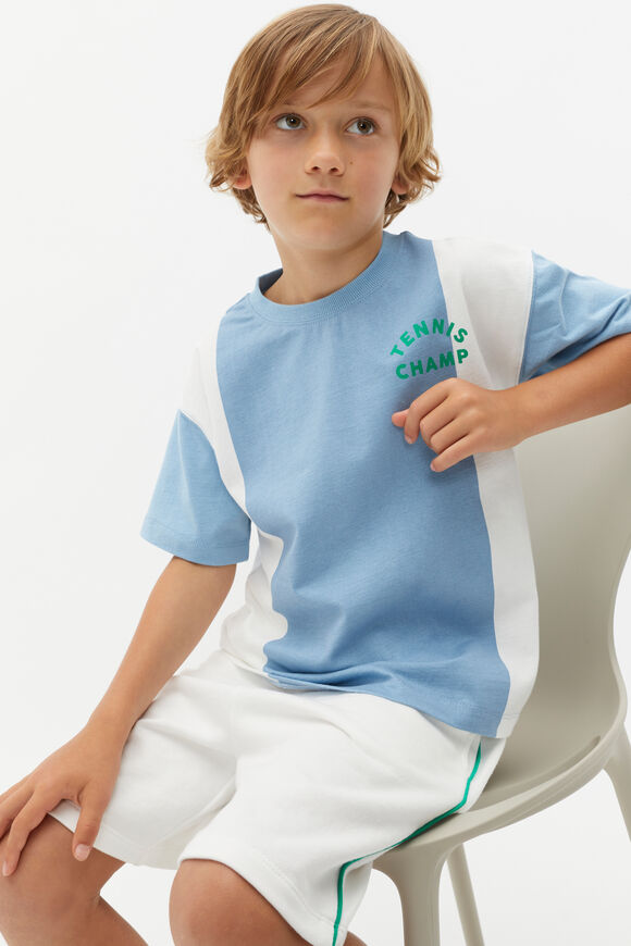 Tennis Tee  Water Blue  hi-res