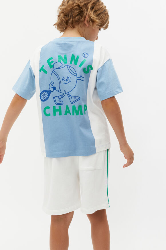 Tennis Tee  Water Blue  hi-res