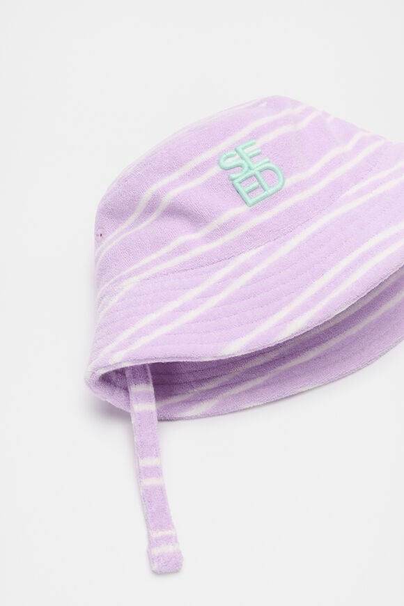 Mini Terry Hat  Lilac  hi-res