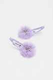 Tulle Diamante Heart Snap  Bright Orchid  hi-res