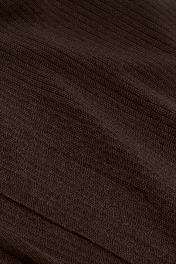 Rib Knit Poncho  Dark Espresso  hi-res