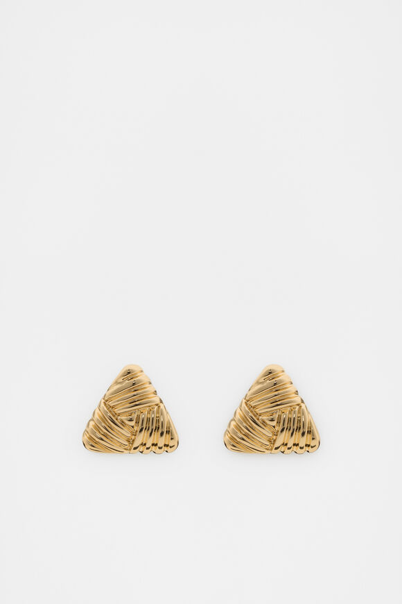 Triangle Vintage Earring  Gold  hi-res