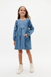 Heart Denim Dress  Mid Blue Wash  hi-res