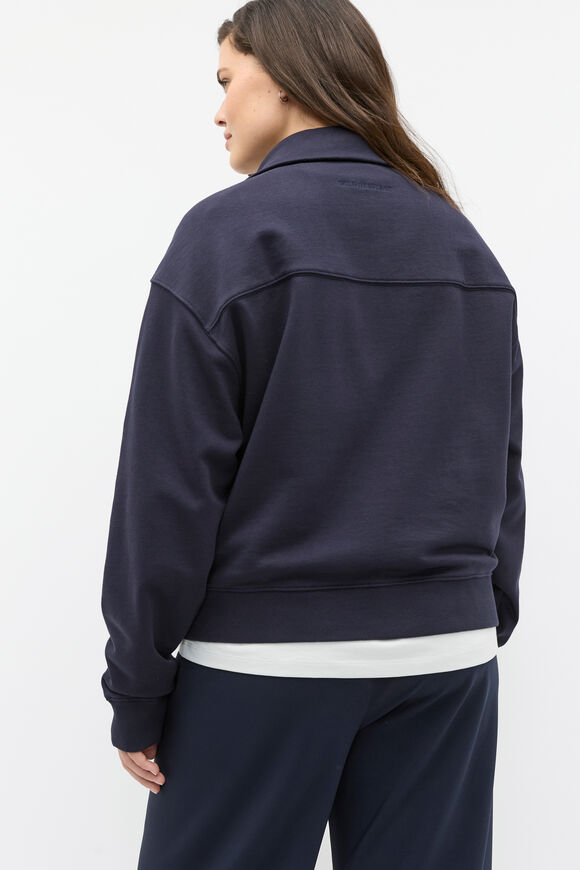 Core Heritage Half Zip Sweat  Twilight Blue  hi-res