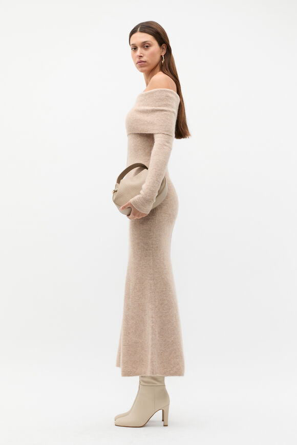 Lofty Off Shoulder Knit Dress  Cookie Marle  hi-res
