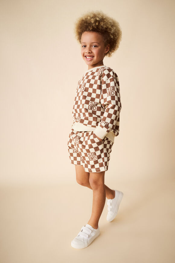 Check Logo Sweat  Cocoa  hi-res