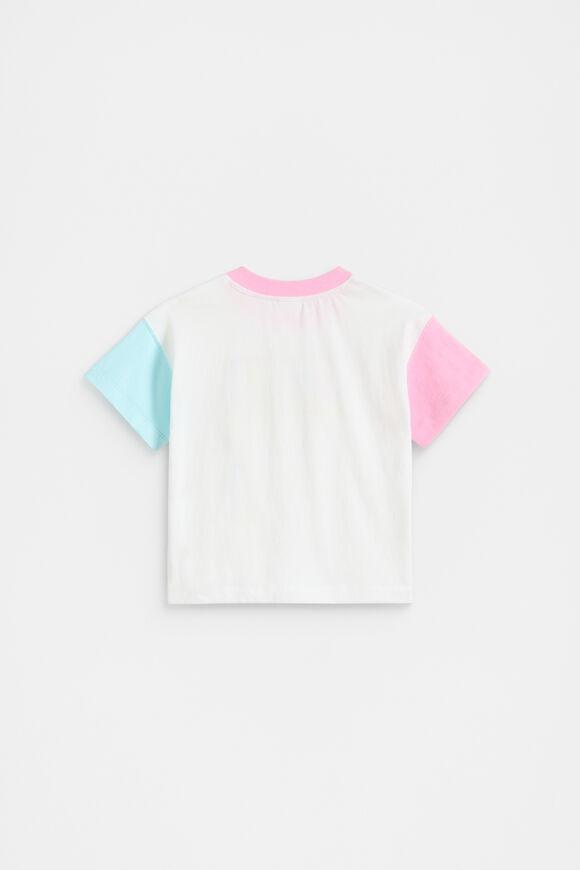 Colourblock Logo Tee  Canvas  hi-res