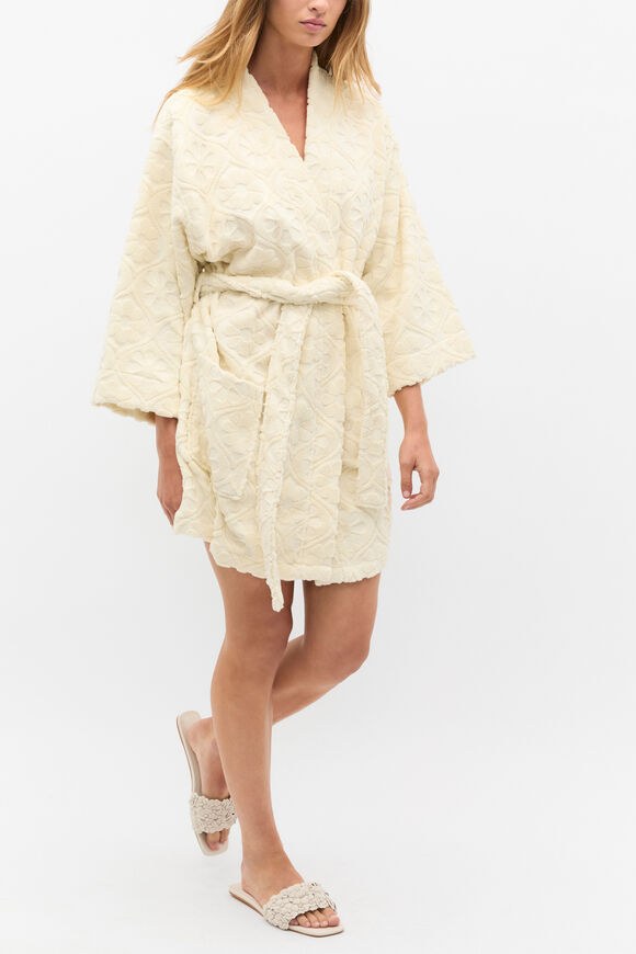 Flower Pool Robe  Buttercream  hi-res