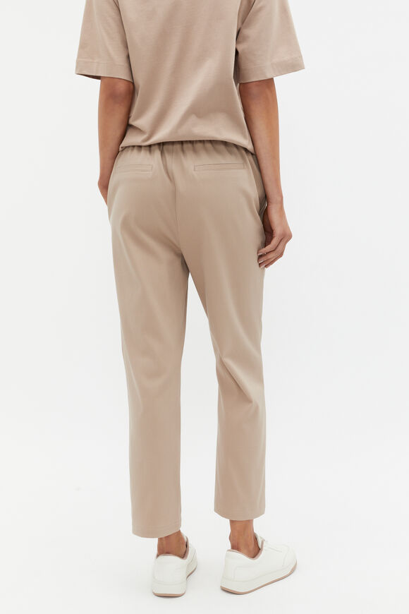 Tapered Leg Tie Pant  Cookie  hi-res
