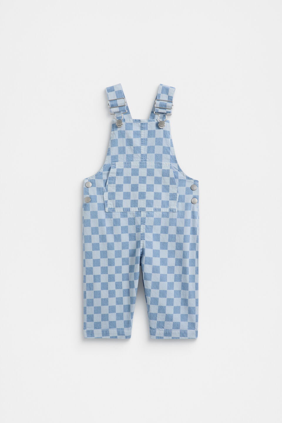 Checkers Overall  Medium Blue Denim