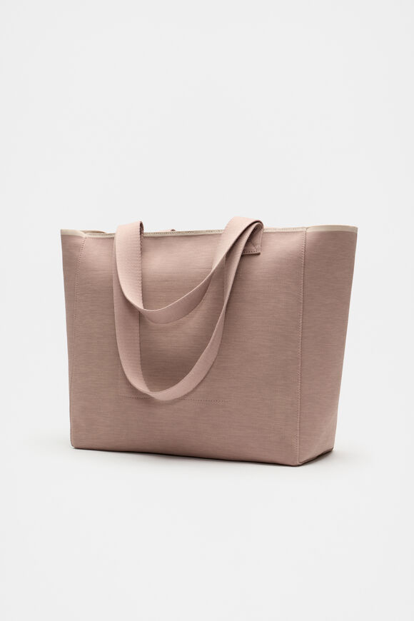 Knit Logo Tote  Amaretto  hi-res