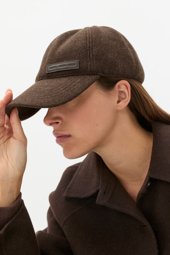 Felt Cap  Dark Espresso  hi-res