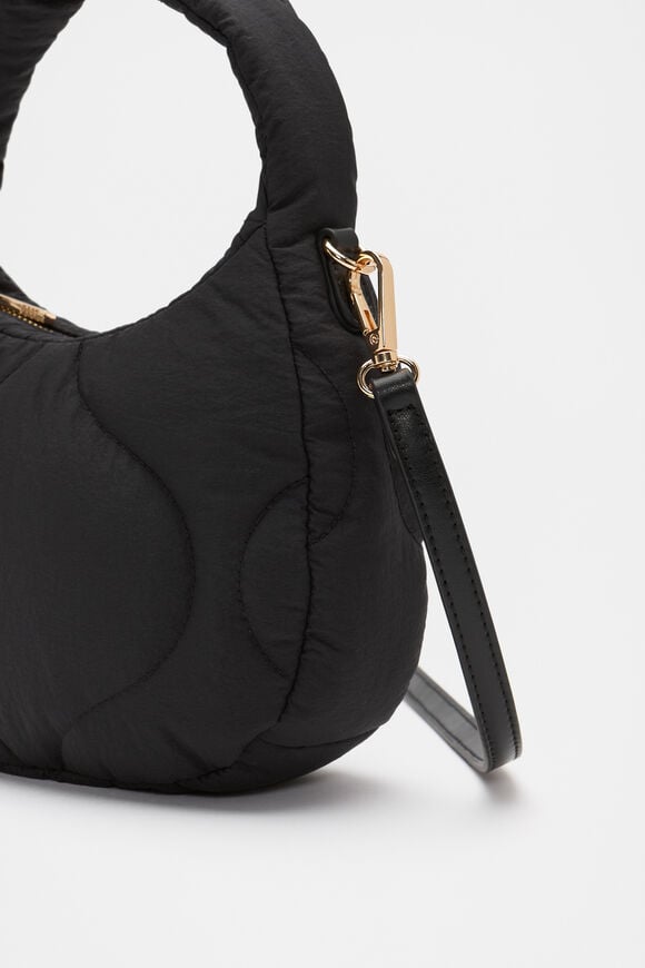 Quilted Mini Bag  Black  hi-res