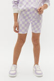 Check Logo Bike Short  Lavender  hi-res
