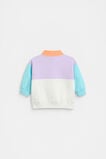 Colourblock Snap Sweat  Multi  hi-res