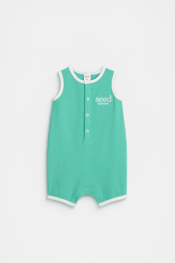 Logo Jumpsuit  Jade Green  hi-res