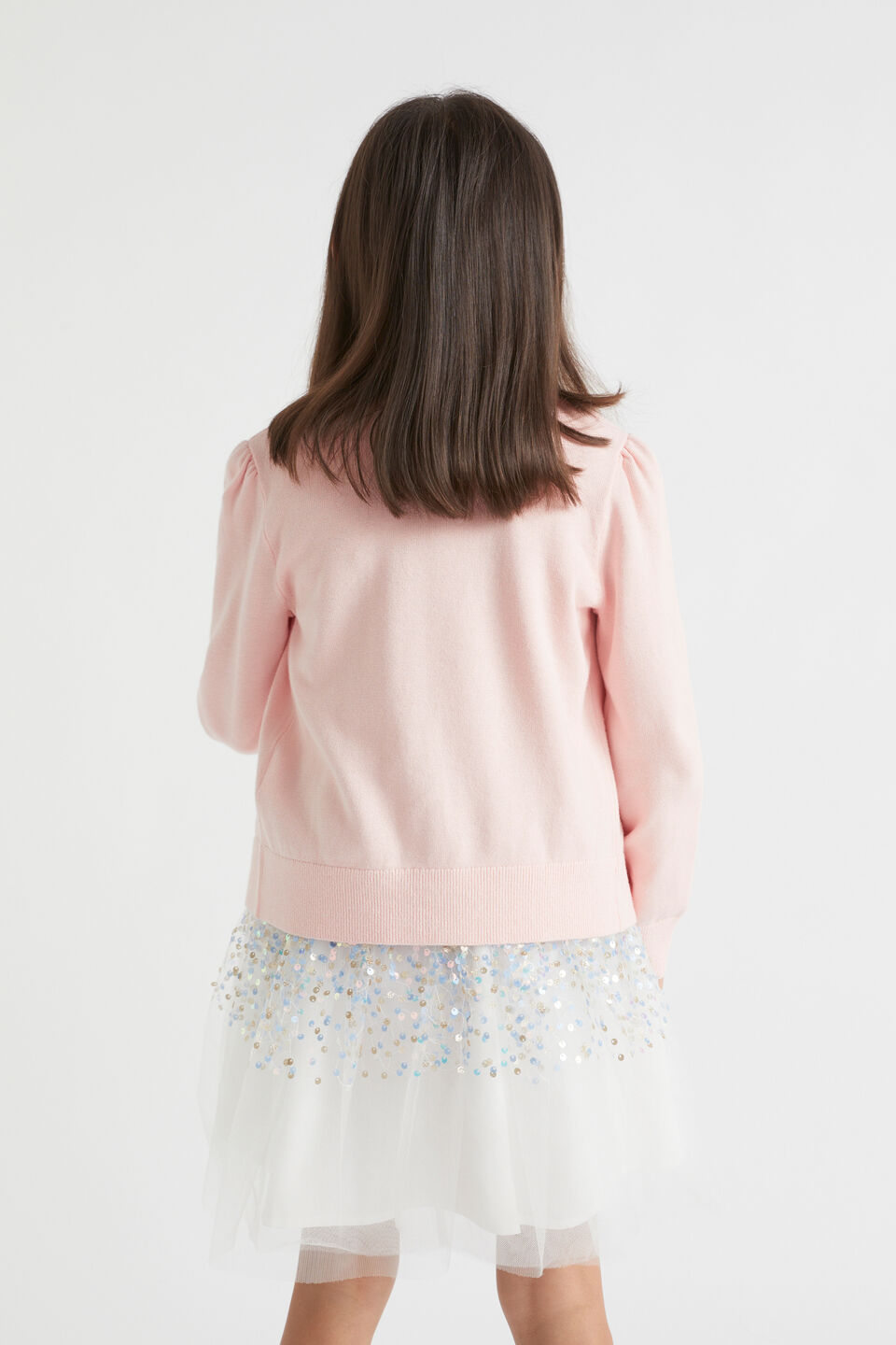 Classic Cardigan  Dusty Rose