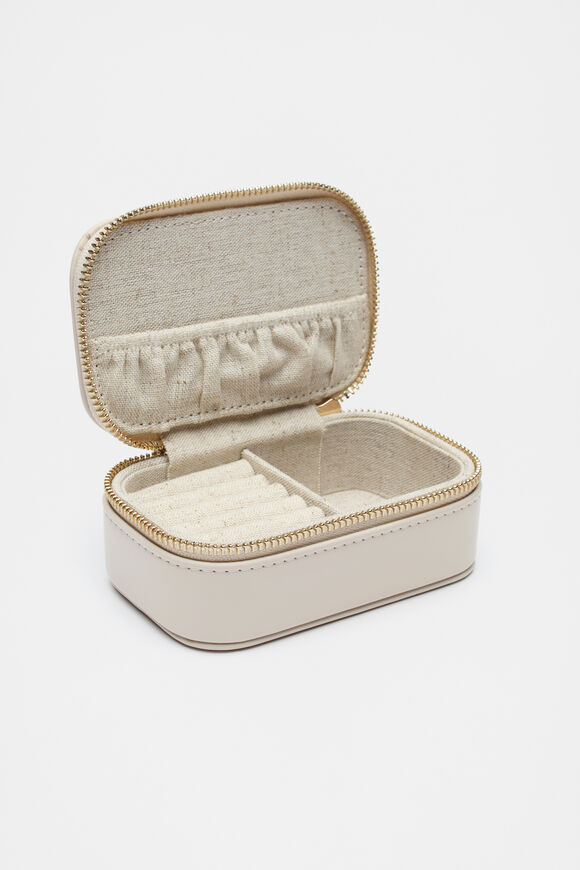 Mini Jewellery Case  Oat  hi-res