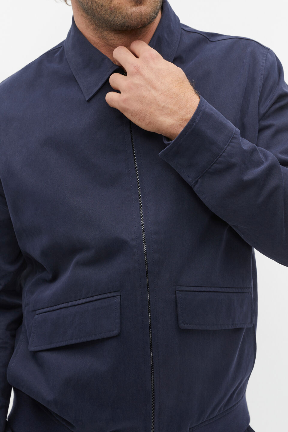 Harrington Jacket  Midnight Blue
