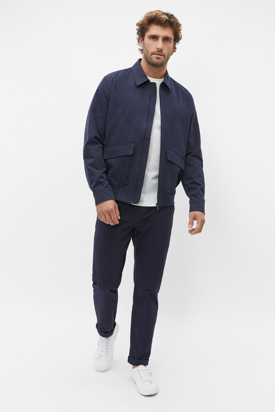 Harrington Jacket  Midnight Blue