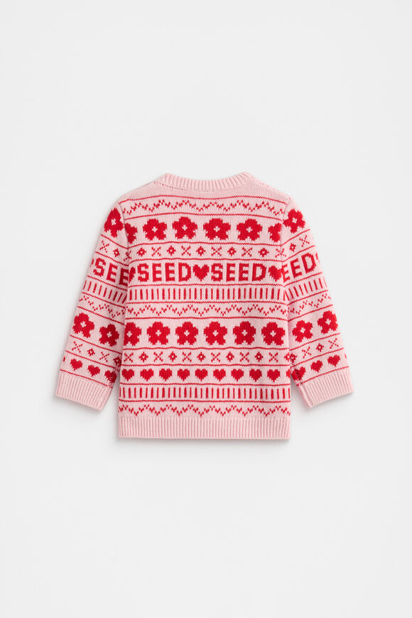 Fairisle Sweater  Rose Petal  hi-res