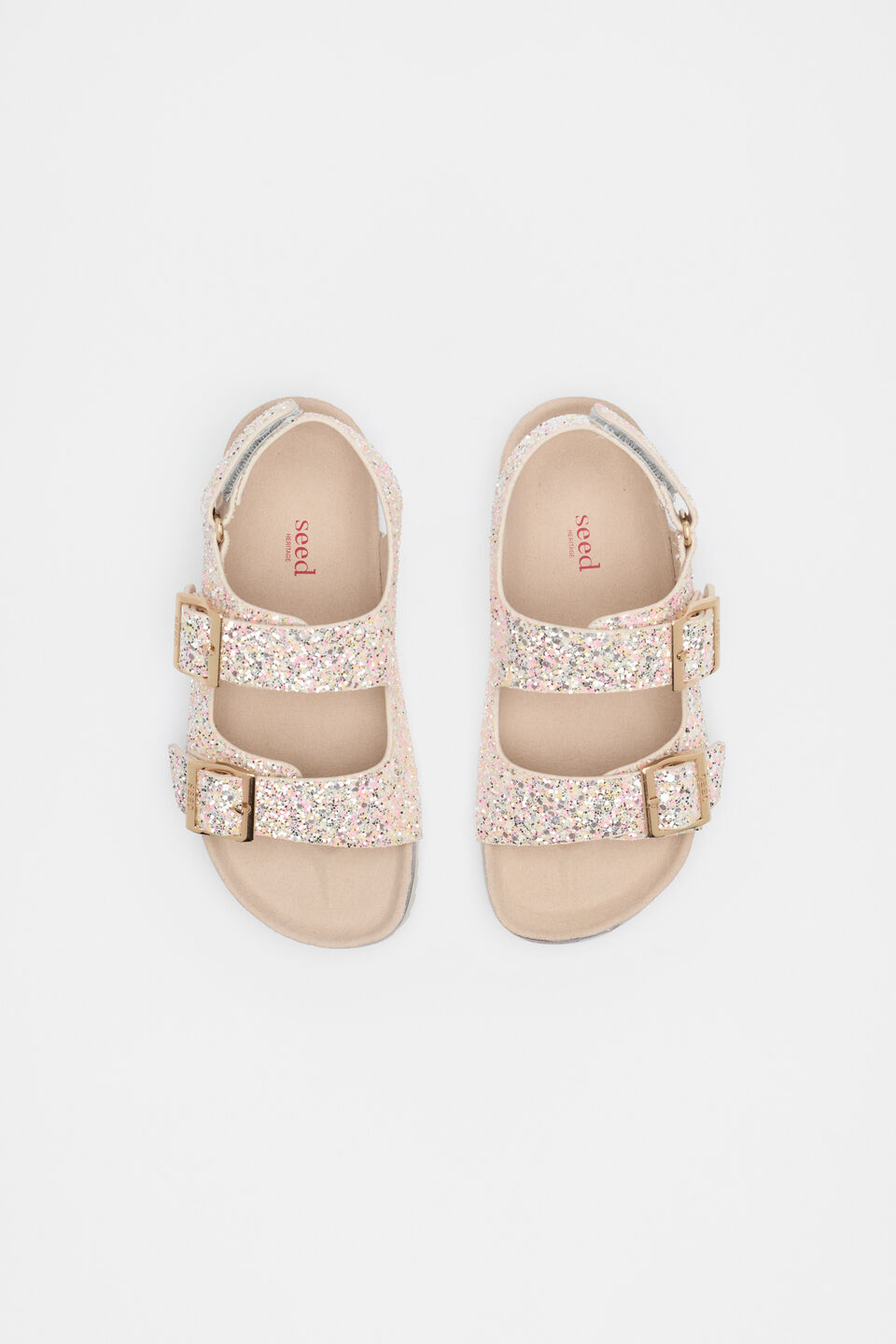 Twin Buckle Slide  Glitter