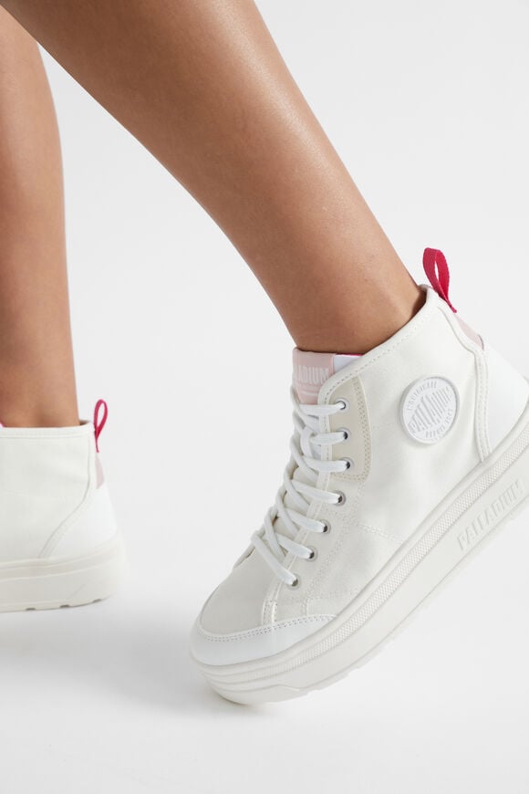 Palladium Pallasphalt Mid  White  hi-res