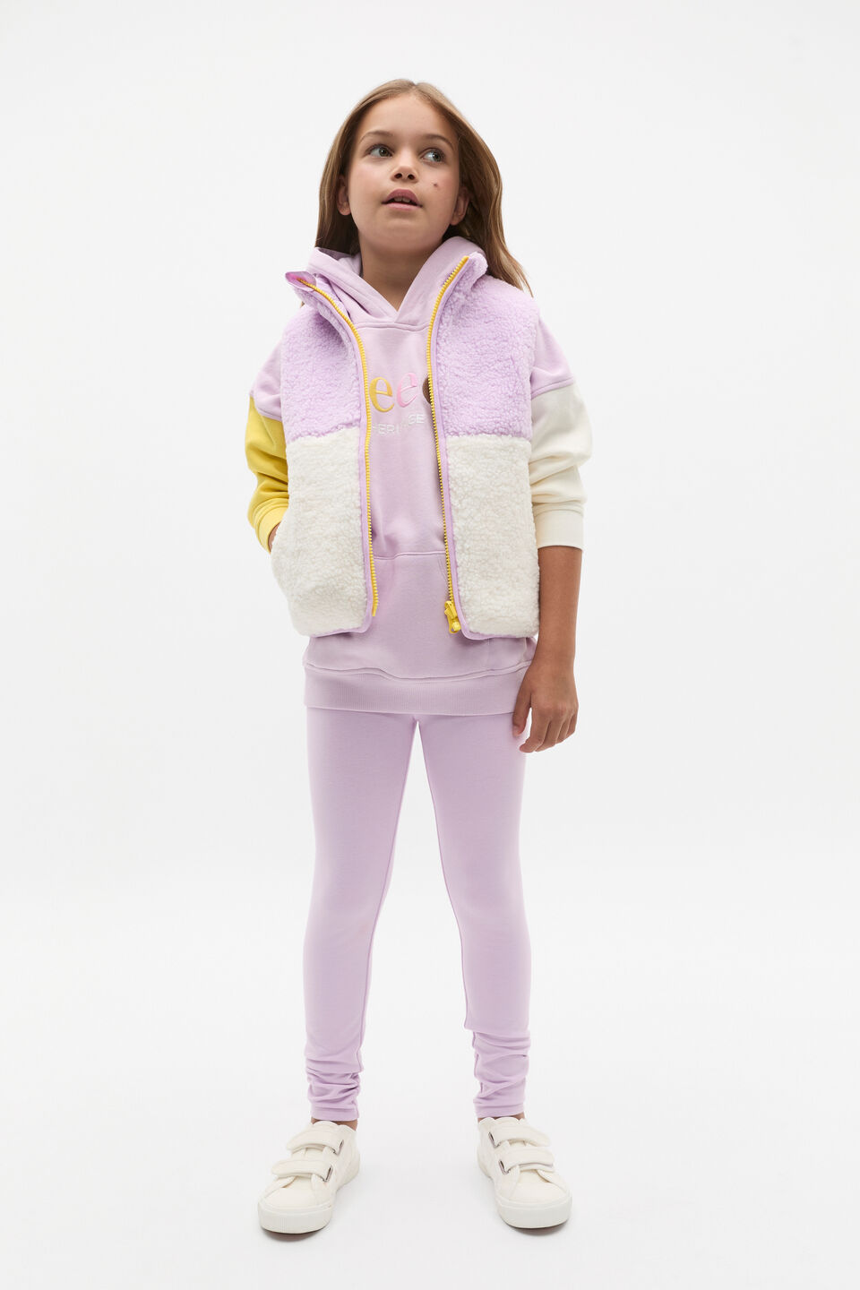 Reversible Vest  Soft Lilac