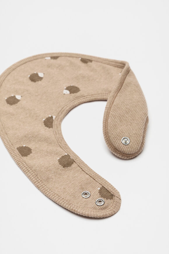 Hedgehog Bib  Nutmeg Marle  hi-res