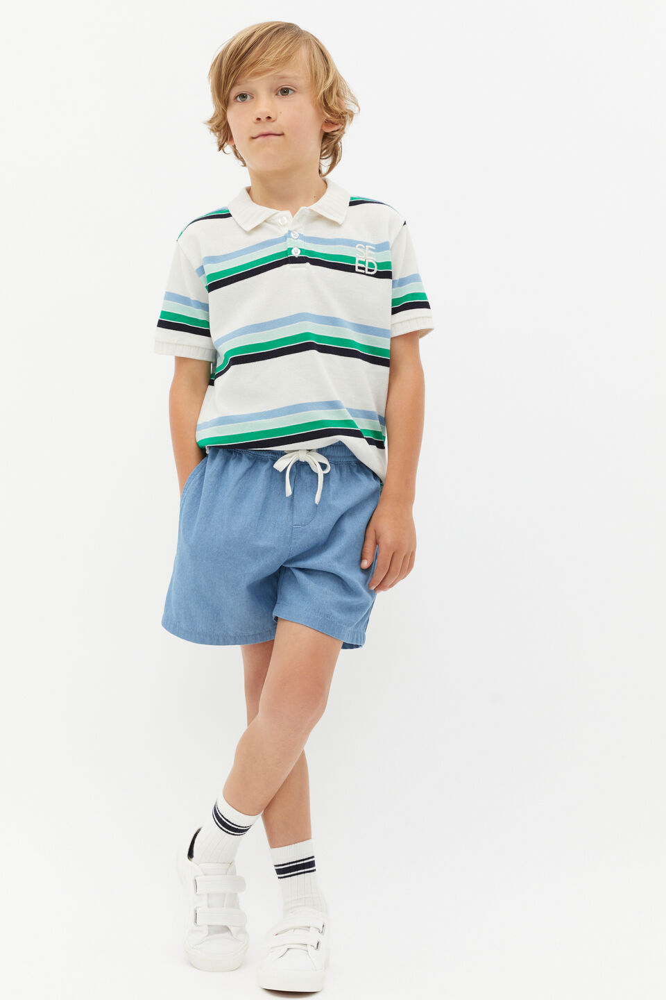 Chambray Short  Chambray