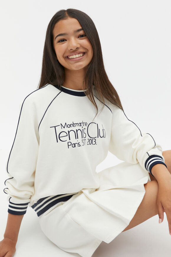 Piped Sweat  Light Cream  hi-res