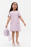 Scallop Tweed Dress  Soft Lilac  hi-res