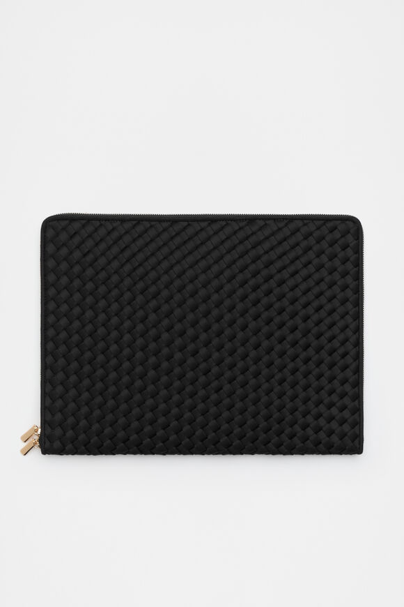 Woven Tech Case  Black  hi-res