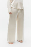 Satin Wide Leg Pant  Frappe  hi-res