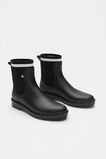 Rib Stripe Gumboot  Black  hi-res