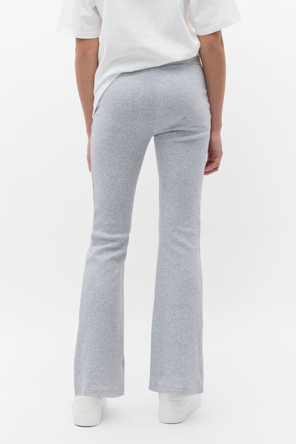 Kick Flare Rib Pant  Cloud Grey Marle  hi-res
