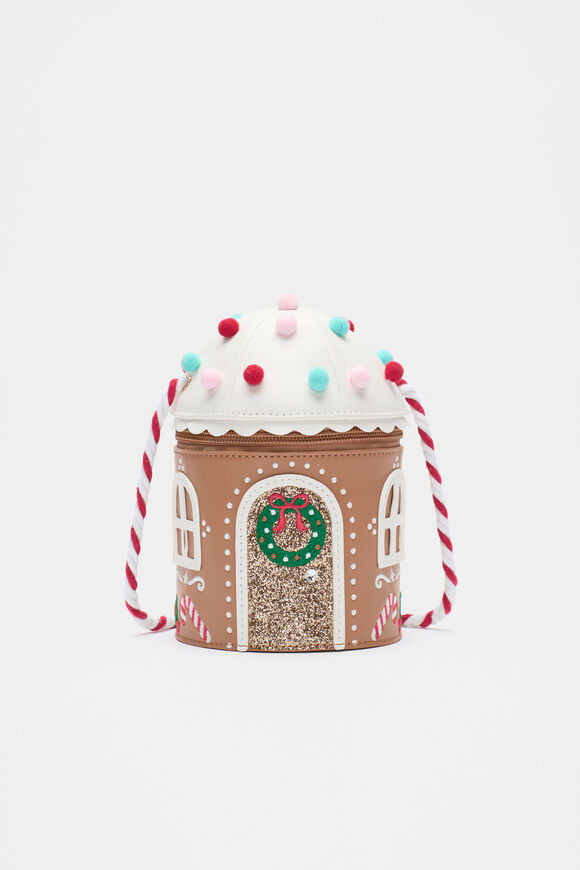Gingerbread House Bag  Multi  hi-res