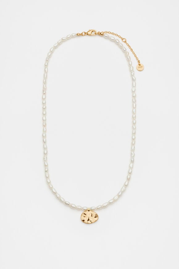 Pearly Pendant Necklace  Pearl  hi-res